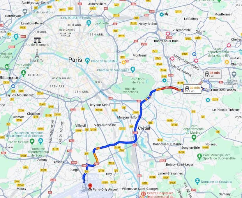 Charme & Confort T2 Lumineux Entre Paris And